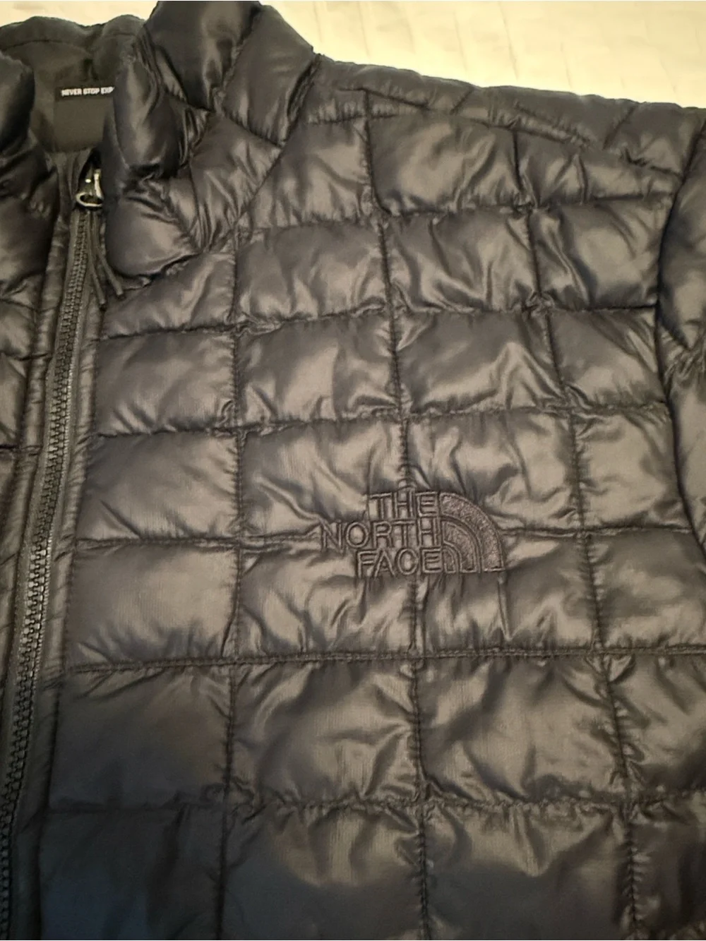 The North Face THERMOBALL Men's Black Quilted Puffer Jacket